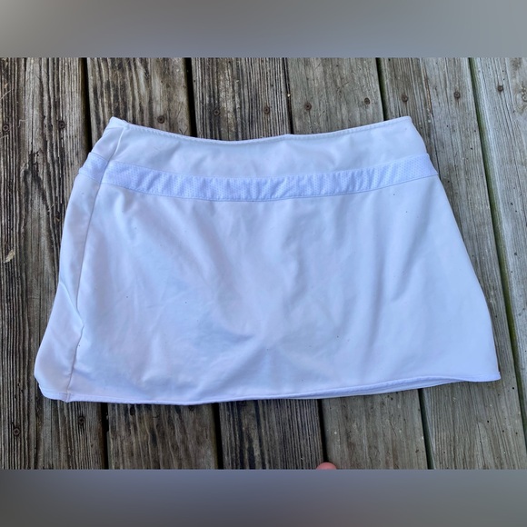 White Athleta Skort Mini Tennis Skirt - Picture 3 of 9